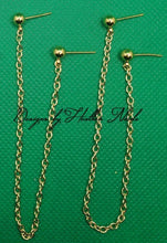 Load image into Gallery viewer, 2 Hole Chain Earrings
